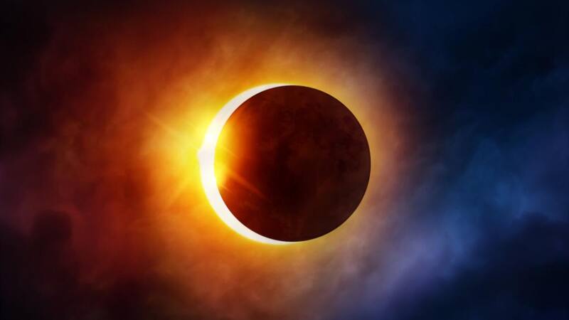 En octubre se verá el último eclipse parcial de sol del año.