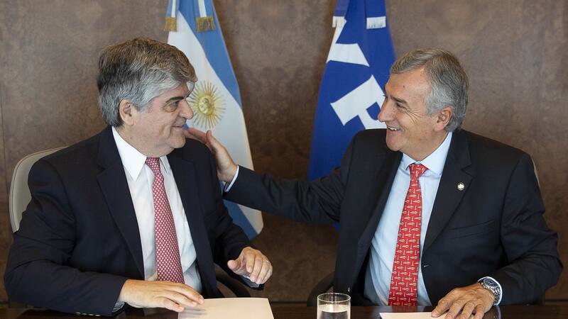 Miguel Gutierrez de YPF recibe al gobernador de Jujuy , Gerardo Morales18_1_2019Foto