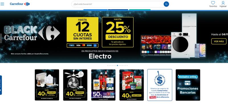 La cadena ofrece la posibilidad de comprar por medio de su página web.