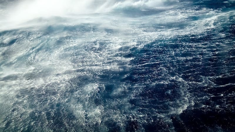 Por este lugar corren libremente algunas de las corrientes oceánicas más fuertes del mundo.