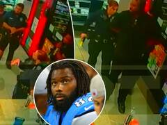 "¿Sabes quién soy?": exjugador de la NFL destrozó una tienda y fue detenido con pistolas Taser
