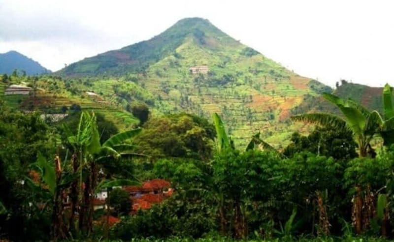 La pirámide de Gunung Padang. Fuente: Archivo.