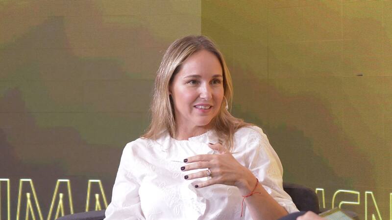 Clara Muzzio, Vicejefa de Gobierno de la Ciudad de Buenos Aires, en el evento de El Cronista y Apertura