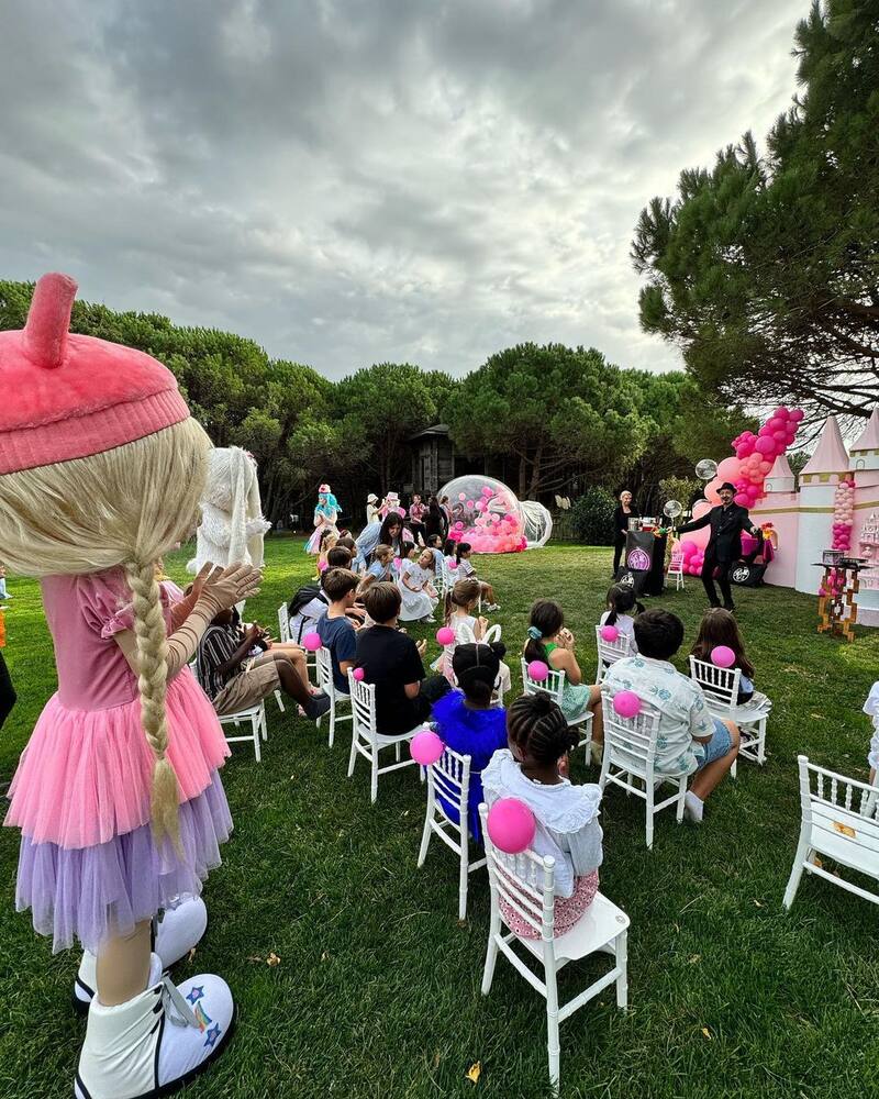 El festejo de cumpleaños de Isabella Icardi. (Foto: Instagram @wanda_nara)