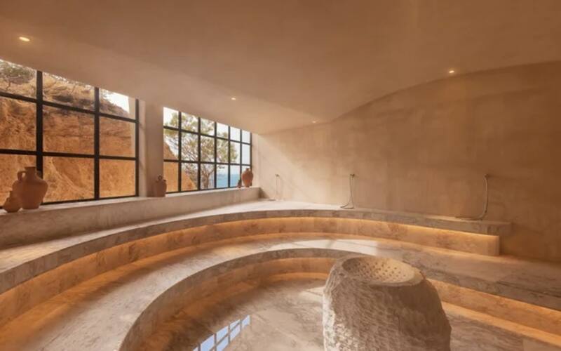 Six Senses en Ibiza cuenta con un Club de longevidad llamado RoseBar