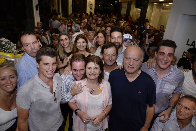 Patricia Bullrich abrió un local en Lanús, junto a Néstor Grindetti