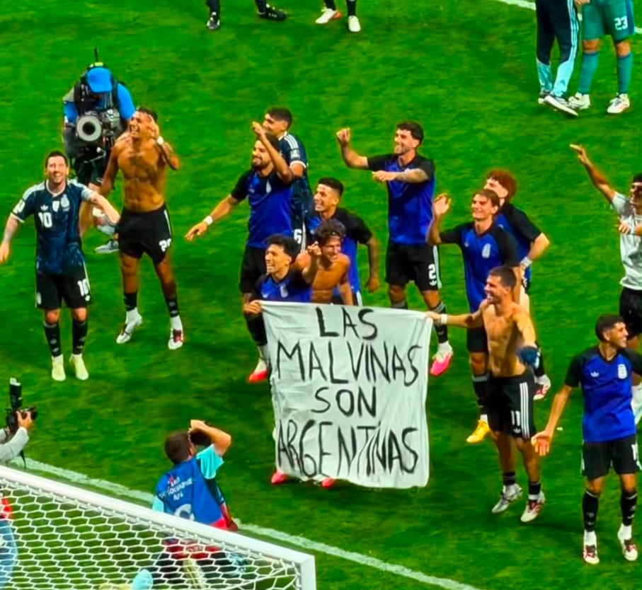 La imagen de la Selección que recorrió el mundo durante la Copa del Mundo.