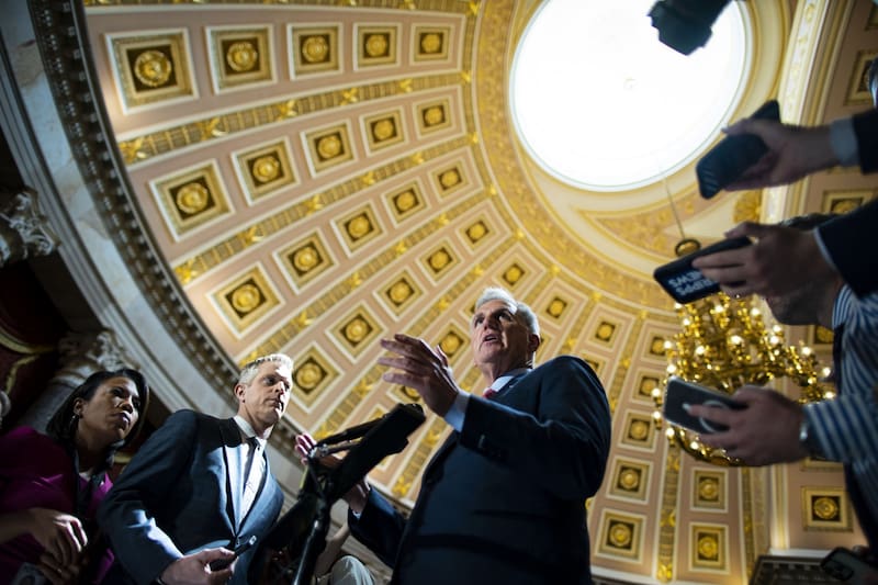Kevin McCarthy, presidente de la Cámara de Representantes. Crédito: Bloomberg