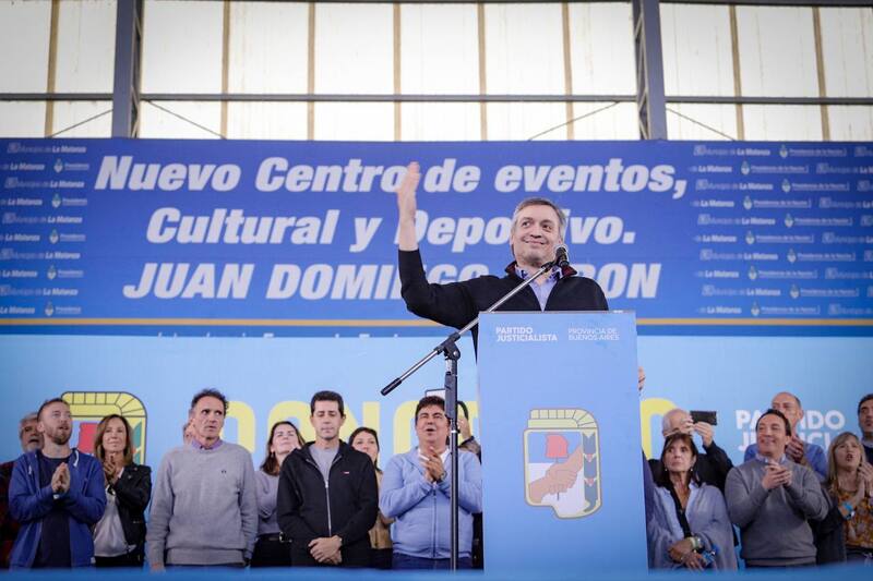 Máximo Kirchner dio señales para negociar desde el congreso del PJ de Buenos Aires