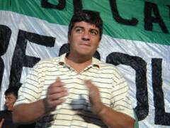 Pablo Moyano: "La adhesión al paro superó las expectativas"