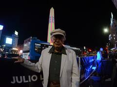 Le Parc iluminó el Obelisco y fue el centro de La Noche de los Museos