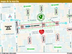 Marchas enfrentadas por el aborto rodearán un Congreso bajo una fuerte custodia