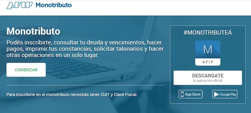 El trámite puede hacerse online desde la página de AFIP.