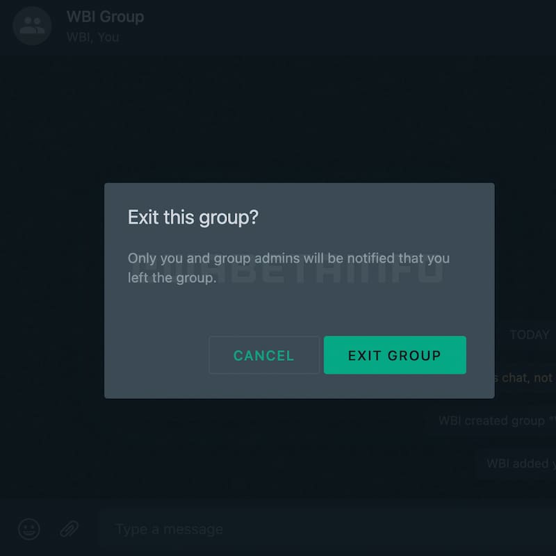 WhatsApp busca eliminar las notificaciones que aparecen cada vez que alguien abandona un grupo.