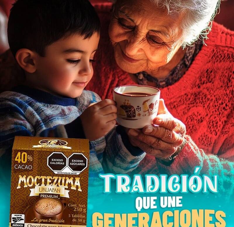 Profeco evaluó a un total de 32 productos del mercado y recomendó Moctezuma Uruapan por su porcentaje de cacao. Foto: Gentileza Moctezuma Uruapan, Instagram oficial.