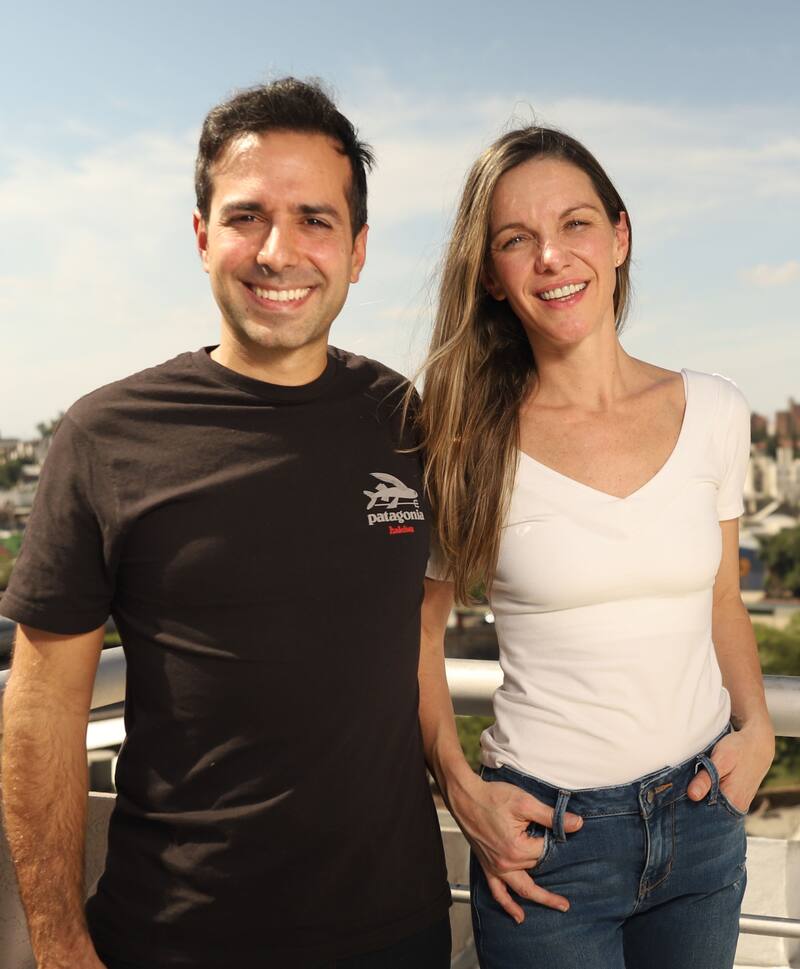 Lucas Funes y Cecilia Flores, fundadores de Webee