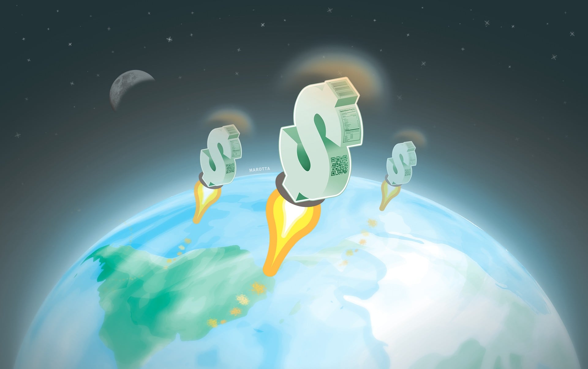 Cómo bajar la inflación: un diálogo interplanetario