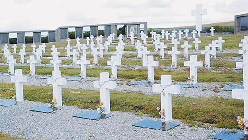 Cementerio de Darwin en las Malvinas