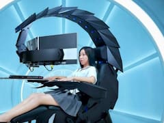 La silla más gamer de todas: cuesta casi $ 428 mil y es un escorpión articulado con 3 monitores