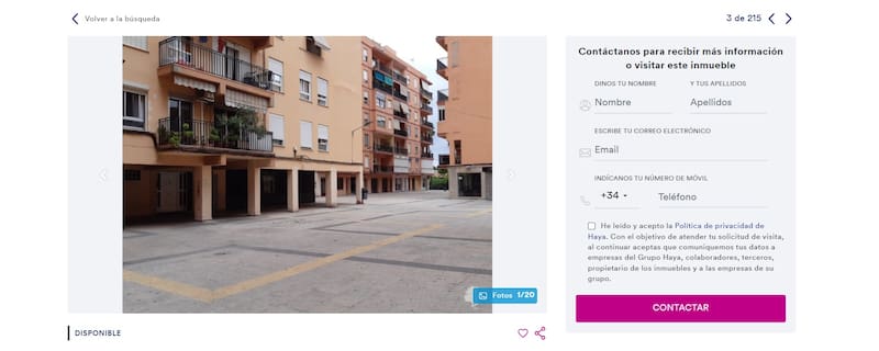 Viviendas CaixaBank: este piso está en un lindo edificio de una zona muy linda de la provincia de Castellón. (Foto: www.haya.es).