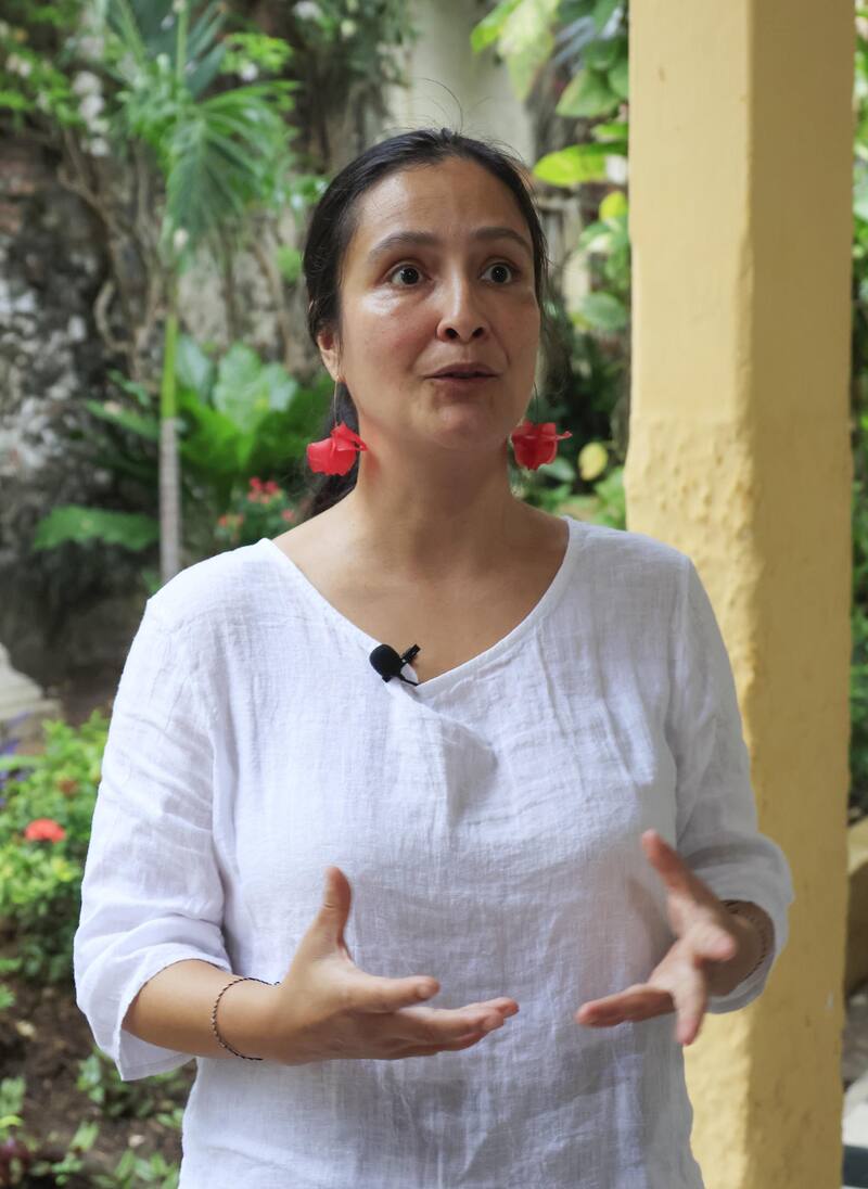 La directora general del Instituto Colombiano de Antropología e Historia (Icanh), Alhena Caicedo. Fuente: EFE.