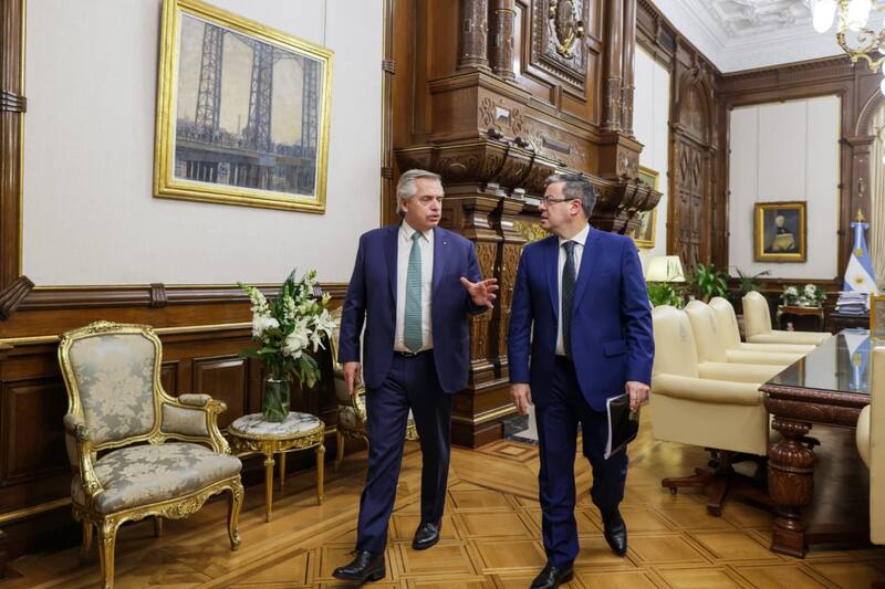 El presidente Alberto Fernández convocó a Germán Martínez para ir a la ofensiva en el Congreso