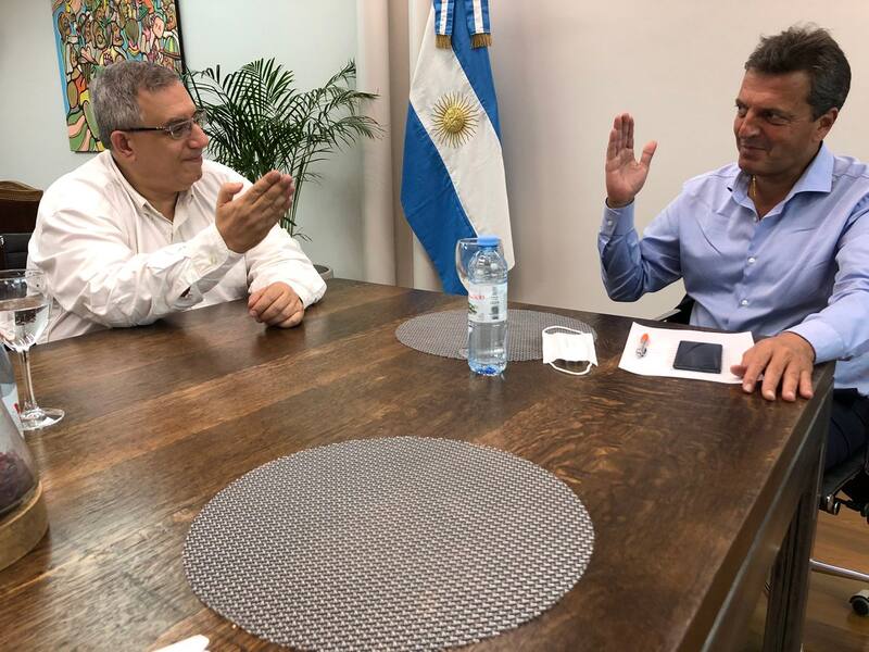 Maslatón junto a Massa.