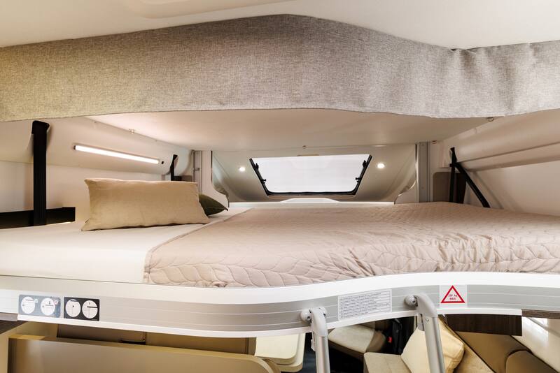 La Tessoro 463 destaca por su equipamiento, diseño y chasis de Ford. (Fuente: Benimar).