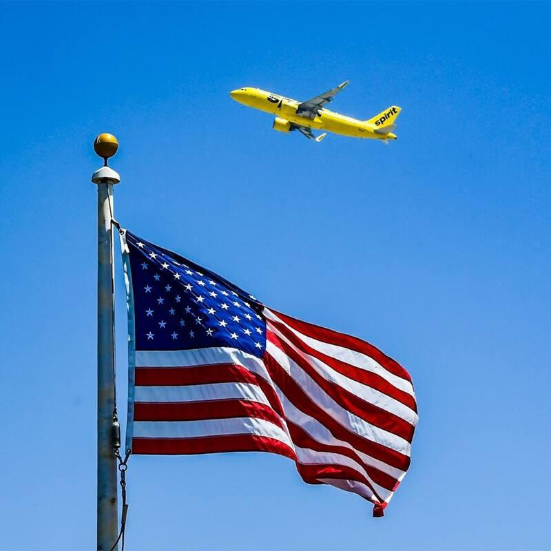 Spirit Airlines en quiebra. Fuente: Spirit Airlines.