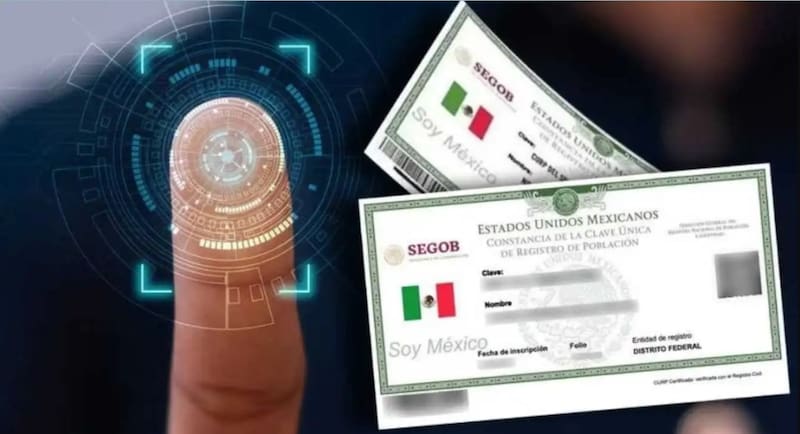 Así será la nueva CURP obligatoria. Fuente: Archivo