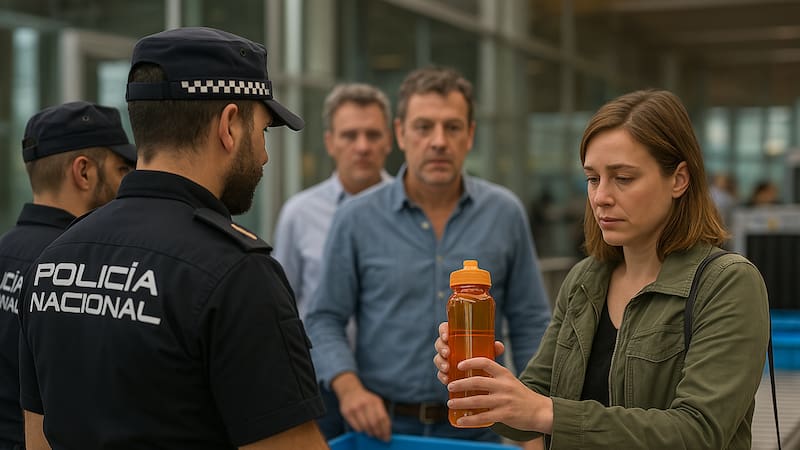 La insólita razón por la que está prohibido llevar líquidos en la cabina del avión.