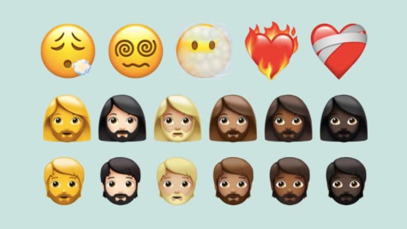 Nuevos emojis de WhatsApp.