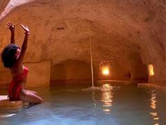 La cueva de aguas termales curativas que está en un pueblito mágico: están a 6 metros bajo tierra y puede visitarse