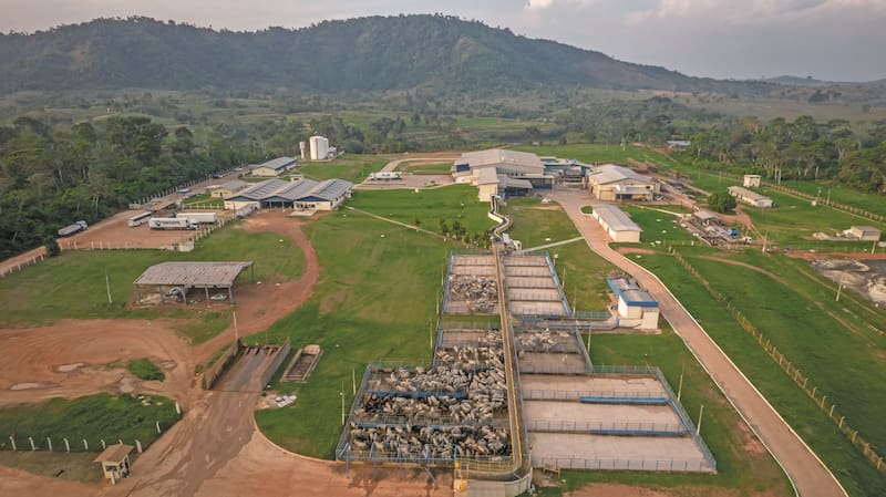 Una planta de JBS en Tucumã, estado de Pará, Brasil.