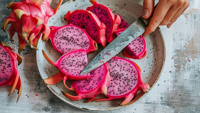 Esta fruta tiene un alto contenido de agua y vitaminas.