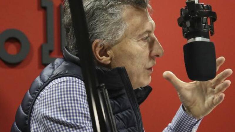 Macri ayer en una nota radial