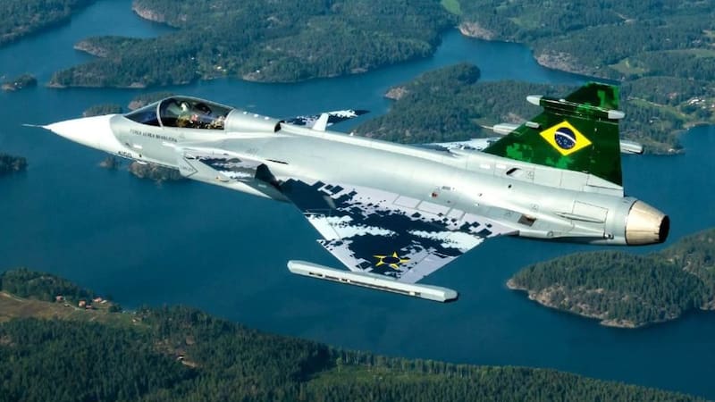 El país ya opera con cazas Gripen E/F, helicópteros tácticos KC-390 (Foto: Ministerio de Defensa de Brasil).