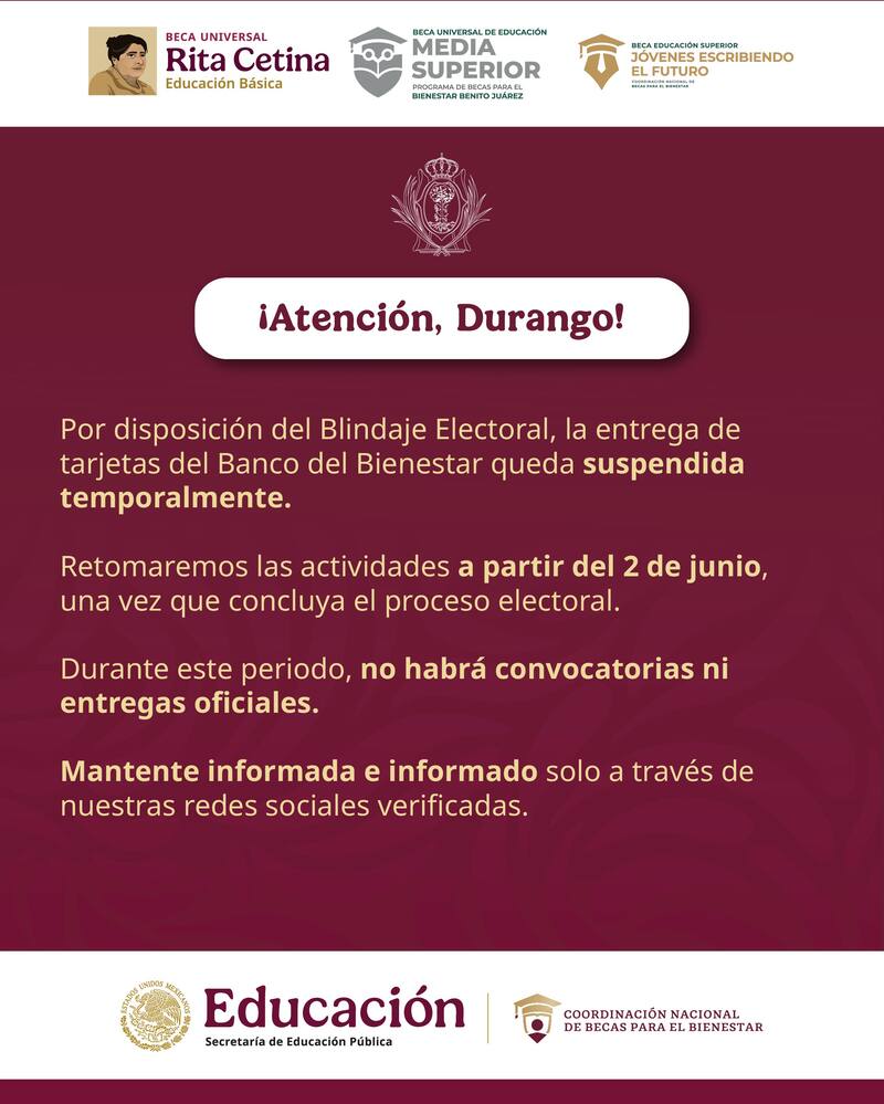 Becas Benito Juárez. Fuente: Archivo.