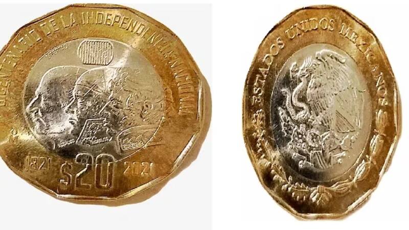 Su forma dodecagonal la distingue de otras monedas circulantes. Fuente: mercadolibre.com.mx.