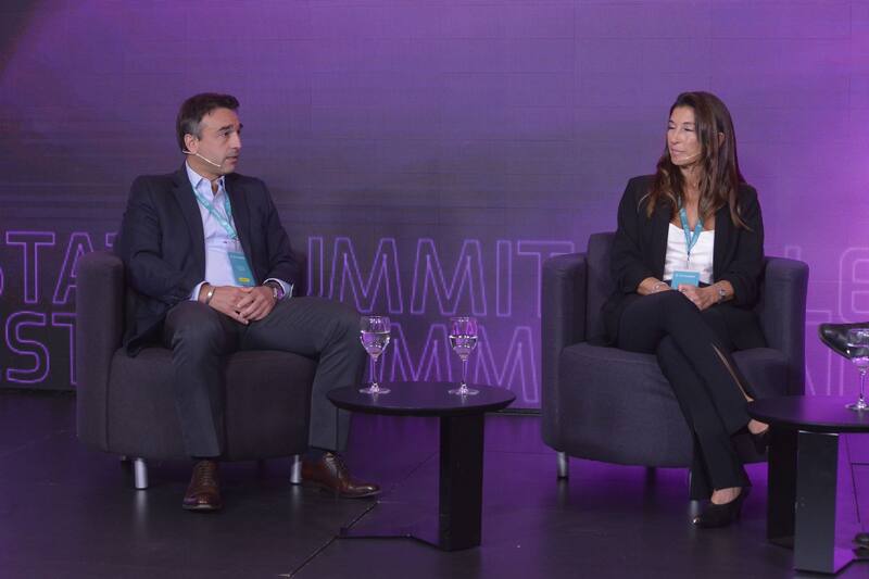 Fernando Novoa, socio y director de oficinas de Newmark Argentina y Gabriela Goldszer, directora deOcampo Propiedades