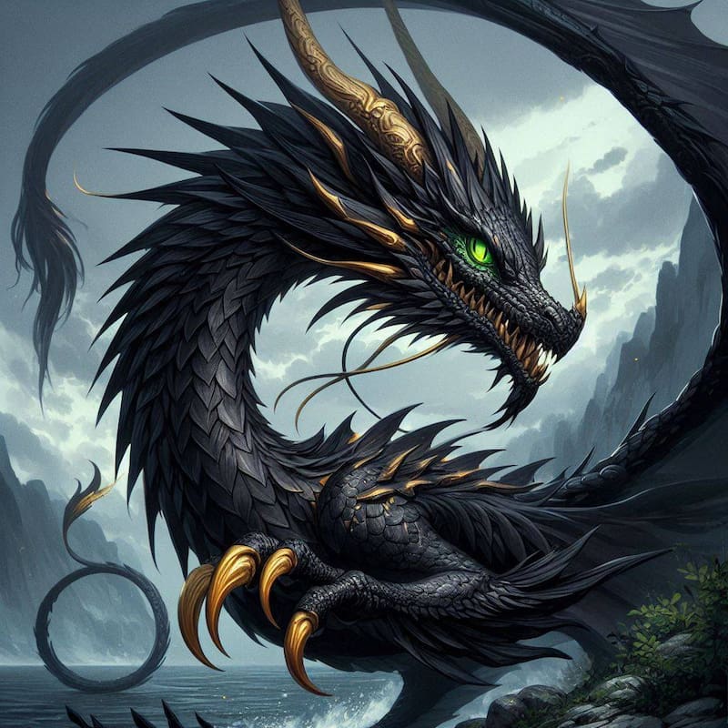 Dragones. Fuente: Bing AI.
