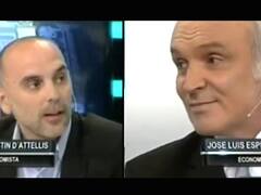 Zángano, Piñon Fijo, cuadrado: Espert y D'Attellis se cruzaron fuerte por TV