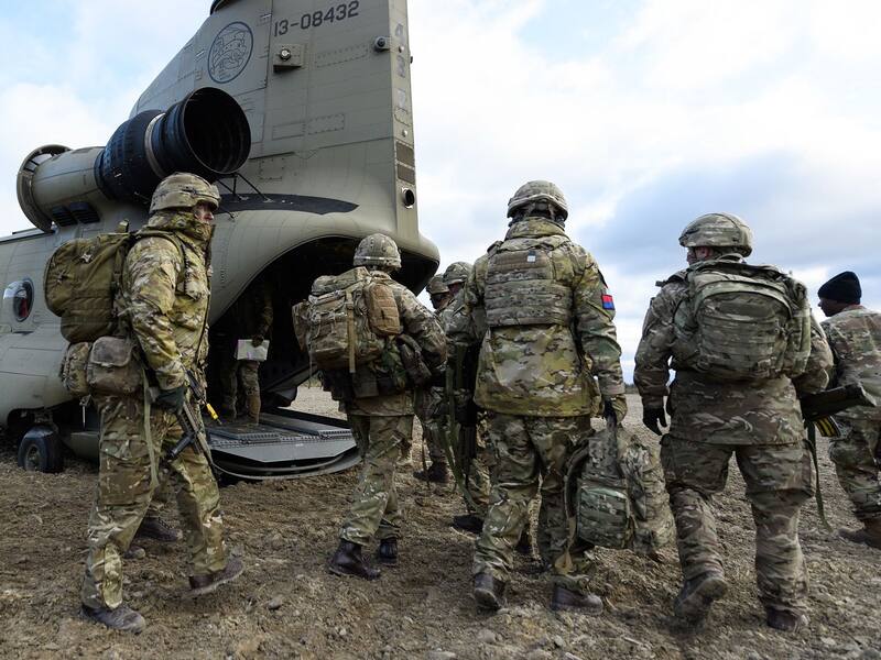 Despliegue militar en Ucrania.