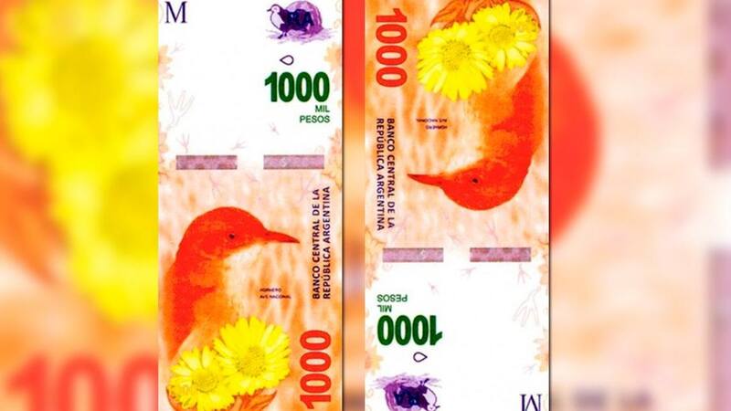 El nuevo billete de mil.