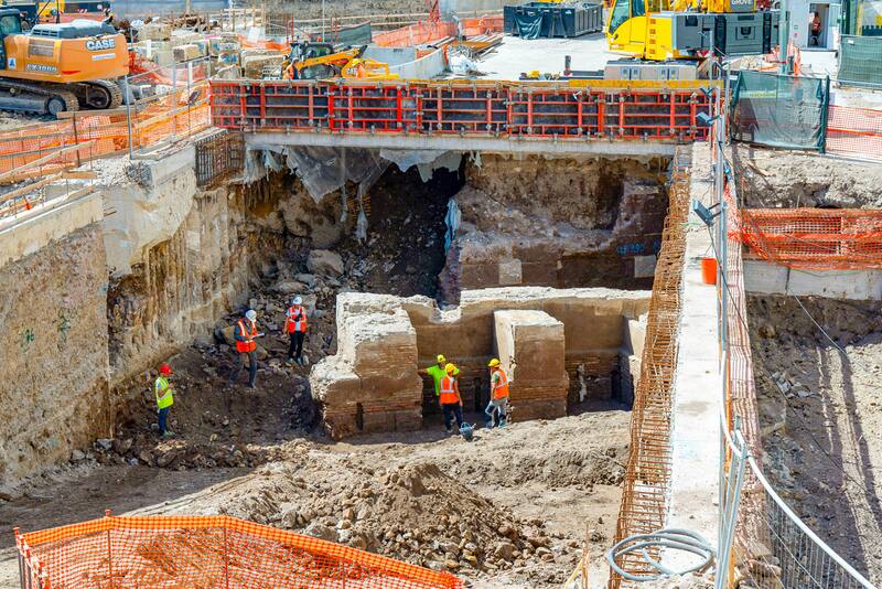 El hallazgo se produjo en medio de obras realizadas en Roma, cerca del Vaticano. (Foto: EFE).