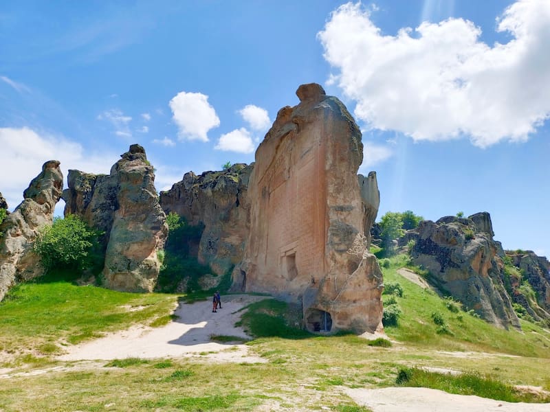 Muro del templo dedicado al Rey Midas. Fuente: Shutterstock.