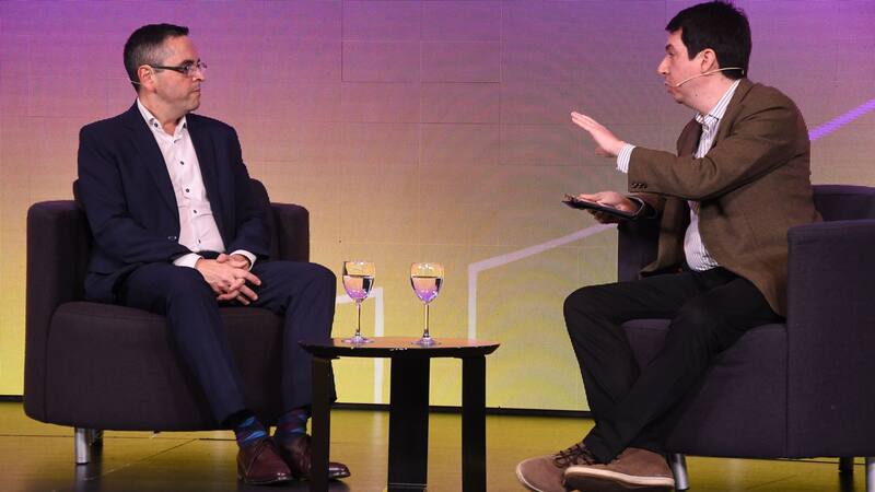 Martin Moreira, del Banco Provincia, y Leandro Dario, de El Cronista