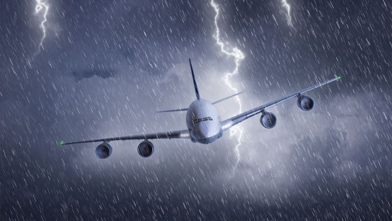 Advierten sobre posibles cierrres y retrasos en vuelos por tormentas. Fuente: archivo.