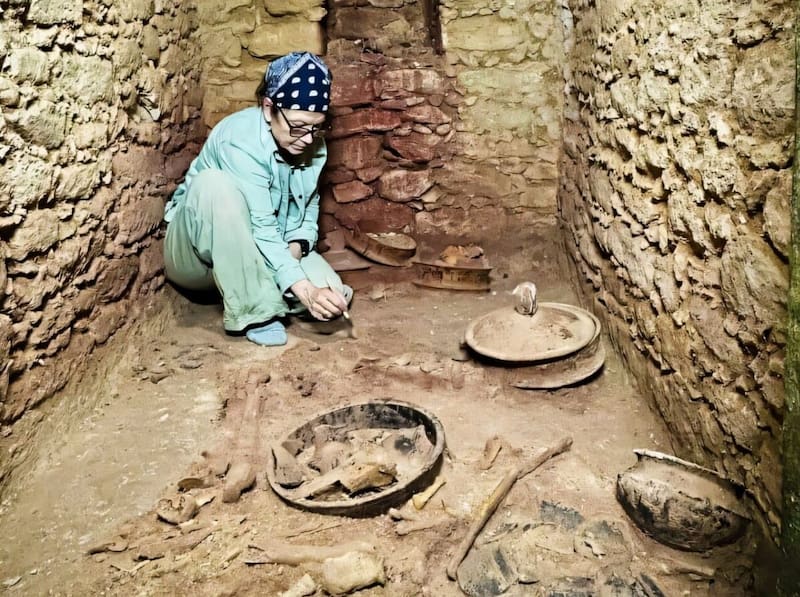 La tumba ubicada en la antigua ciudad de Caracol. Fuente: Universidad de Houston