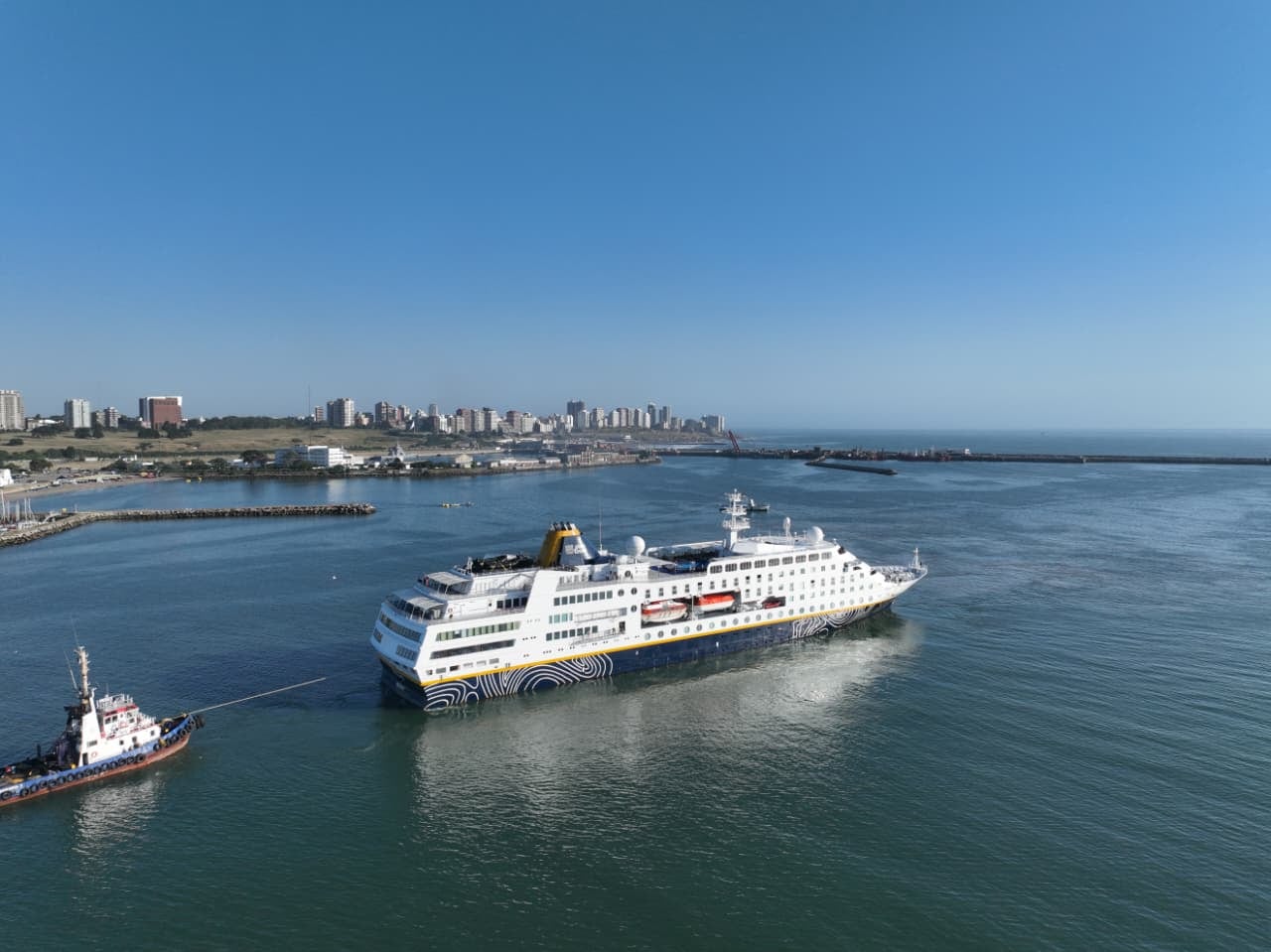 Volvieron los cruceros al puerto de Mar del Plata